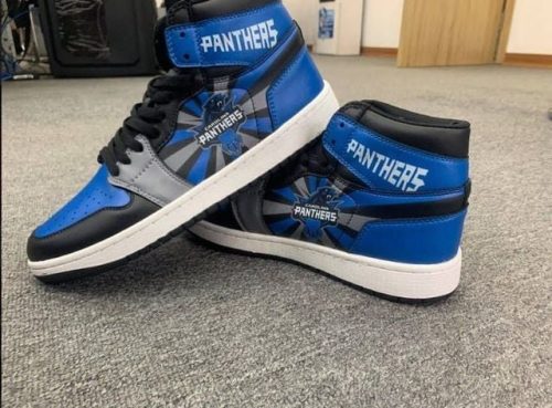 Carolina Panthers Personalized Air Jordan 1 Shoes photo review